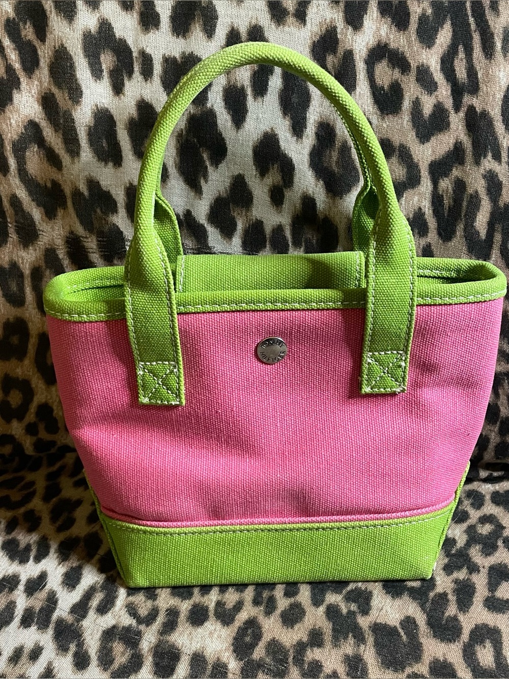 Tommy Hilfiger Vintage mini canvas tote